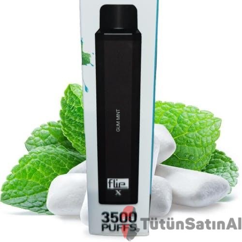 Flie X 3500 Puffs Gum mint (Sakız-Nane) 1 Flie X 3500 Puffs Gum mint (Sakız-Nane)