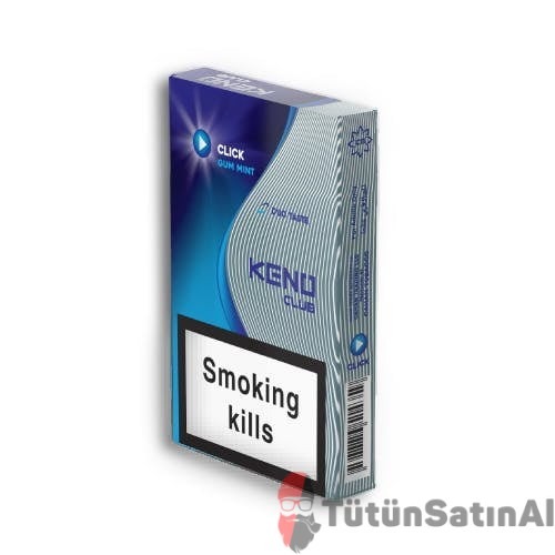 Keno Club Gum Mint (Sakız Nane) İthal Sigara 1 Keno Club Gum Mint