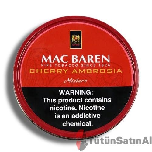 Mac Baren Cherry Ambrosia ( kiraz-vişne Aromalı) Pipo Tütünü 1 Mac Baren Cherry Ambrosia ( kiraz-vişne Aromalı) Pipo Tütünü