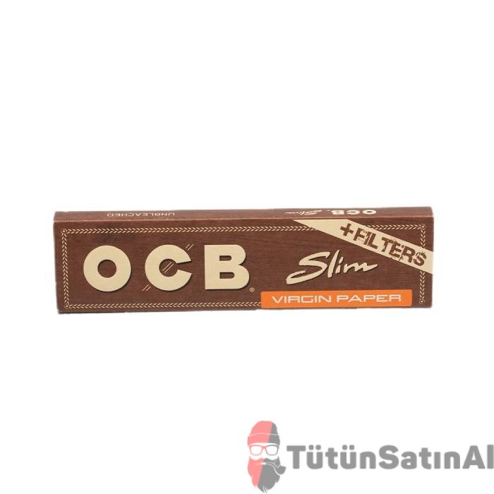 OCB King Size Virgin Paper Filter Kahverengi Zıvanalı 1 OCB King Size Virgin Paper Filter Kahverengi Zıvanalı