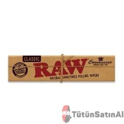 RAW Classic King Size Slim + Zıvanalı (Tips) Organik Kağıt