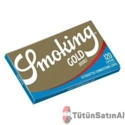 Smoking Gold Double Ultrasottile 120'li Tütün Sarma Kağıdı (Ultra İnce)