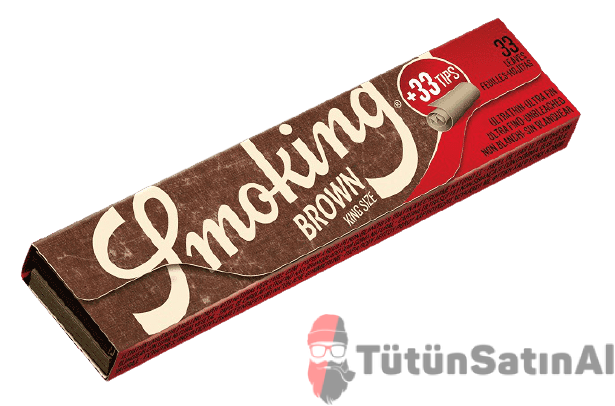 Smoking King Size Brown Filter Kahverengi Zıvanalı Tane 1 Smoking King Size Brown Filter