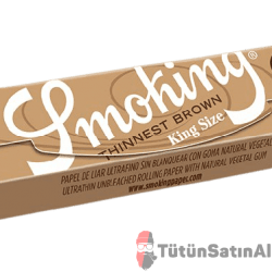 Smoking Thinnest Brown Zıvanalı Sigara Sarma Kağıdı