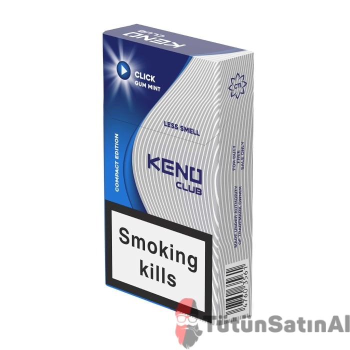 Keno Club Gum Mint (Kalın) İthal Sigara 1 Keno Club Gum Mint (Kalın) İthal Sigara