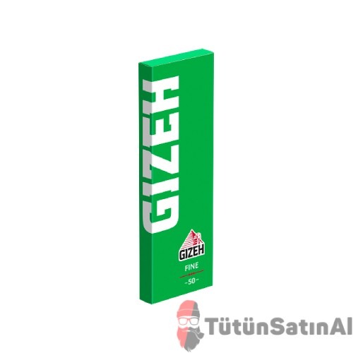 Gizeh Fine 50 Koyu Yeşil Sarma Kağıdı 1 Gizeh Fine 50 Koyu Yeşil Sarma Kağıdı