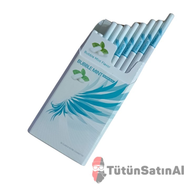 İndigo Bubble Mint Super Slim (Sakız Nane) İthal Sigara 2 İndigo Bubble Mint Super Slim (Sakız Nane) İthal Sigara - Görsel 2