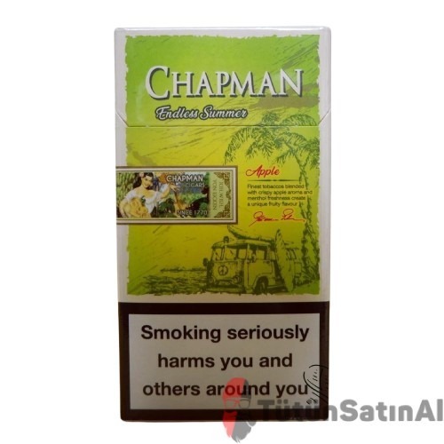 Chapman Sigara Endless Summer Super Slims - Yeşil Elma 1 Chapman Sigara Endless Summer Super Slims