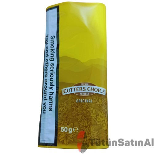 Cutters Choice Original El Sarma Tütün 50gr Poşet 1 Cutters Choice Original El Sarma Tütün 50gr Poşet