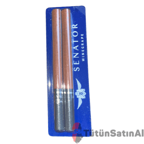 Senator Wine Grape (Üzüm Aromalı) Super Slim İthal Sigara 1 Senator Wine Grape (Üzüm Aromalı) Super Slim İthal Sigara