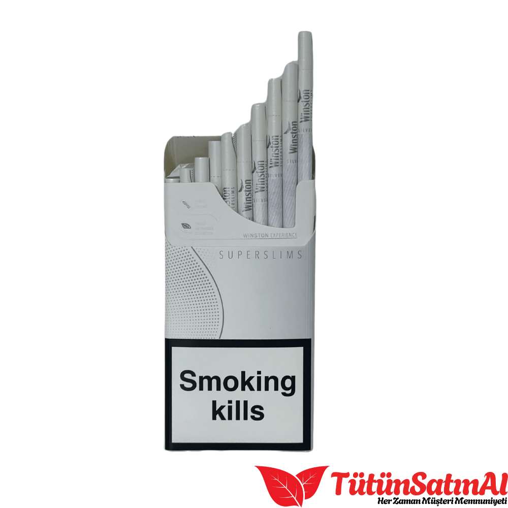 Winston Silver Superslims İthal Sigara 2 Winston Silver Superslims İthal Sigara - Görsel 2