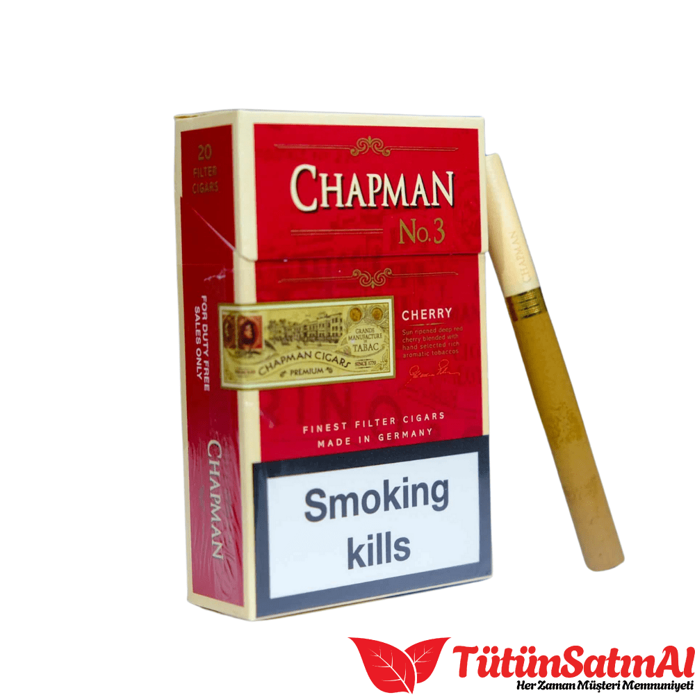 Chapman Sigarillo No3 Cherry Vişne - KALIN 1 Chapman Sigarillo No3 Cherry Vişne - KALIN